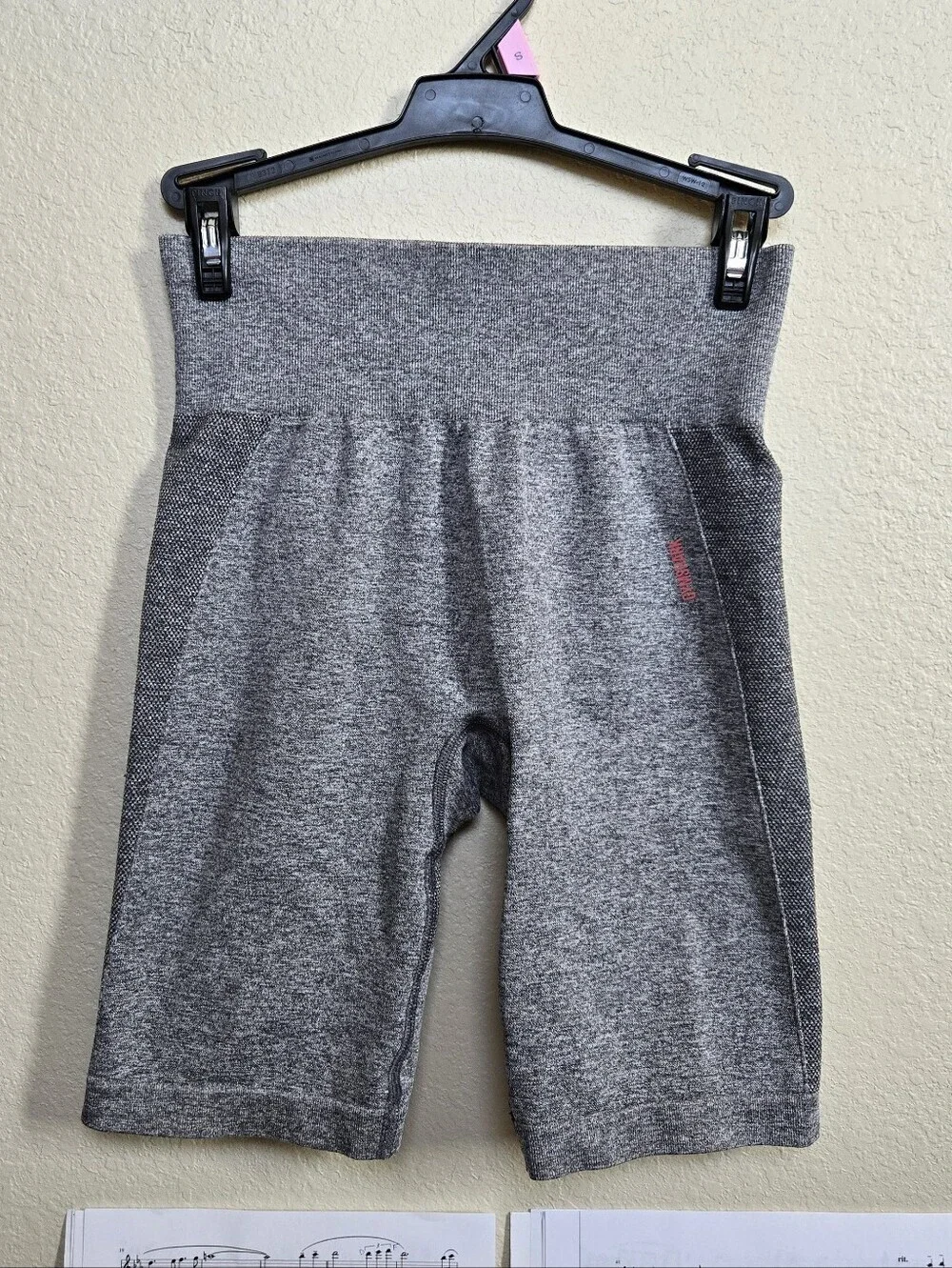 Gymshark Flex Cycling Shorts in charcoal marl M